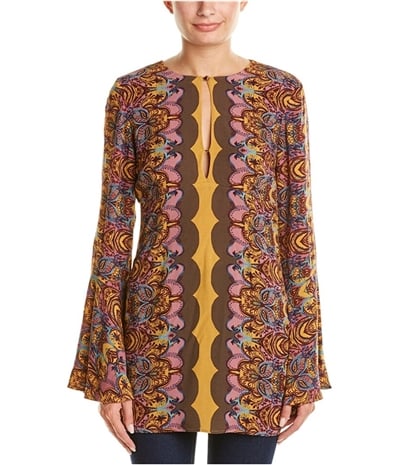 Free People Womens Bell Sleeve Tunic Dress