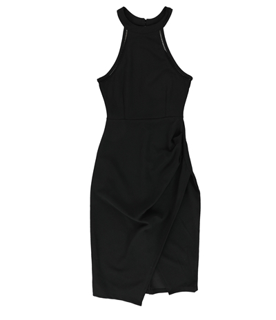 Crave Fame Womens Ruched Sheath Dress