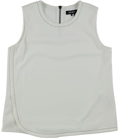Dkny Womens Solid Sleeveless Blouse Top, TW2