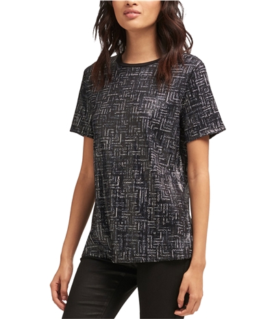 Dkny Womens Sequin Embellished T-Shirt, TW3