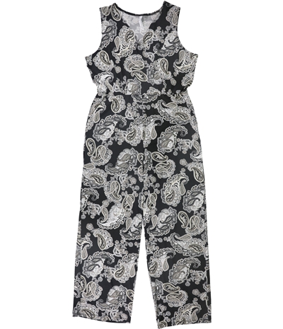 Ny Collection Womens Paisley Jumpsuit