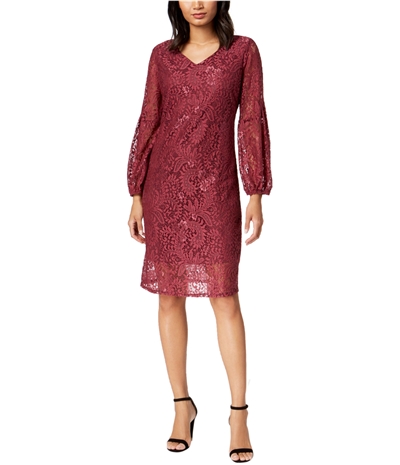 Ny Collection Womens Lace Sheath Dress, TW2
