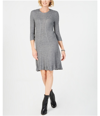 Ny Collection Womens Cable Knit Sweater Dress, TW1