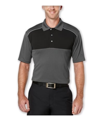 Pga Tour Mens Colorblock Golf Rugby Polo Shirt