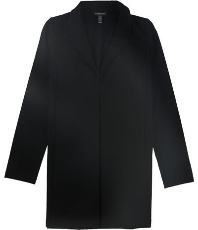 Eileen Fisher Womens Open Front Long Blazer Jacket