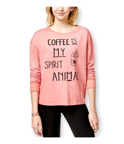 Rampage Womens Coffee Spirit Sweatshirt