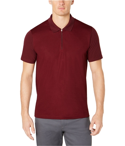 Ryan Seacrest Mens Pique Rugby Polo Shirt, TW1