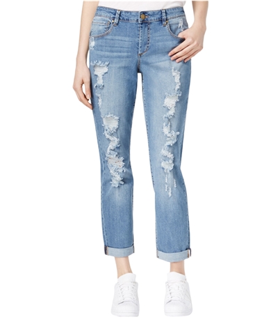Rachel Roy Womens Whiskered Slouchy Fit Jeans