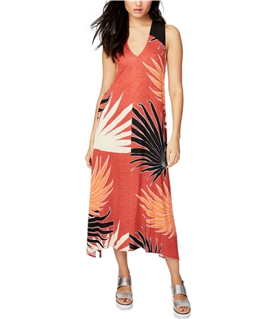 Rachel Roy Womens Cross Back Maxi Dress