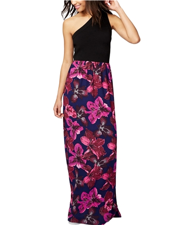 Rachel Roy Womens Mixed Media Maxi Dress