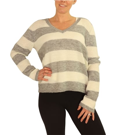 P.J. Salvage Womens Striped Pullover Sweater