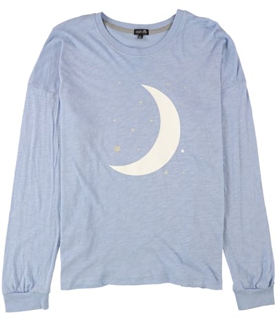 Cozy Zoe Womens Moon And Stars Pajama Sleep T-Shirt