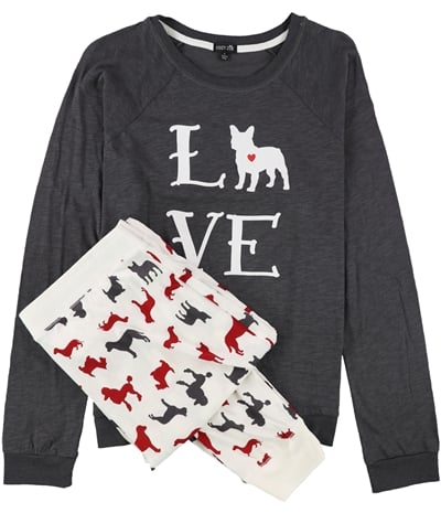 Cozy Zoe Womens Love Dogs Pajama Sleep Set