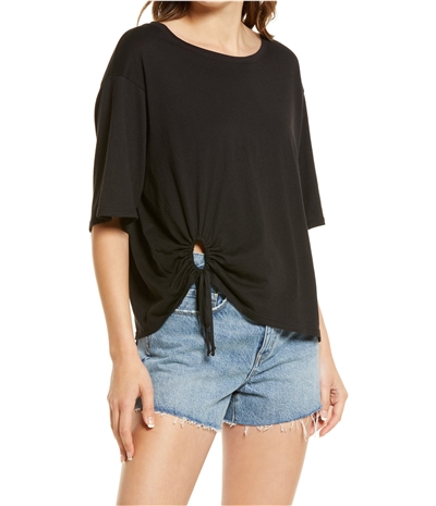 Treasure & Bond Womens Keyhole Basic T-Shirt, TW1
