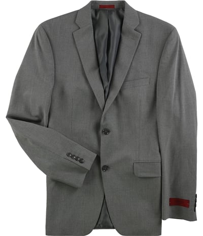 Alfani Mens Mini-Pinstripe Two Button Blazer Jacket
