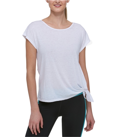 Tommy Hilfiger Womens Side Slit Basic T-Shirt