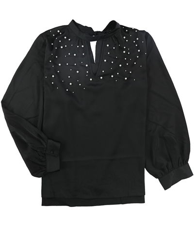 City Chic Womens Pearl Love Pullover Blouse
