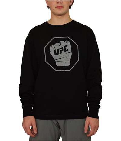 Ufc Mens Distressed Fist Inside Logo Sweatshirt