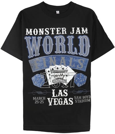 Monster Jam Mens World Finals Las Vegas Graphic T-Shirt