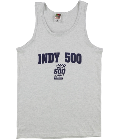 Indy 500 Mens Logo Print Tank Top, TW3
