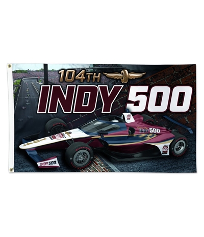 Indy 500 Unisex 104Th Indy 500 Flag Souvenir