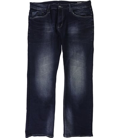 Buffalo David Bitton Mens Distressed Straight Leg Stretch Jeans