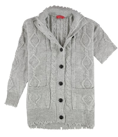 N:Philanthropy Womens Cable Knit Cardigan Sweater