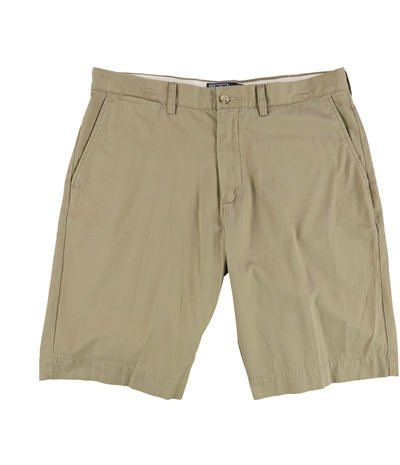 Ralph Lauren Mens Flat-Front Casual Chino Shorts, TW4