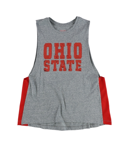G-Iii Sports Womens Ohio State Sequined Logo Muscle Tank Top