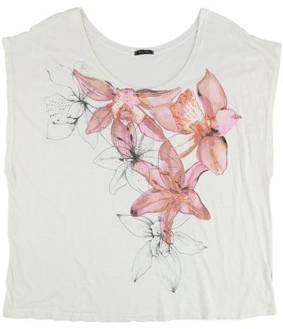 Dirty Violet Womens Flowers Graphic T-Shirt