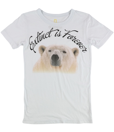 National Geographic Womens Polar Bear Graphic T-Shirt