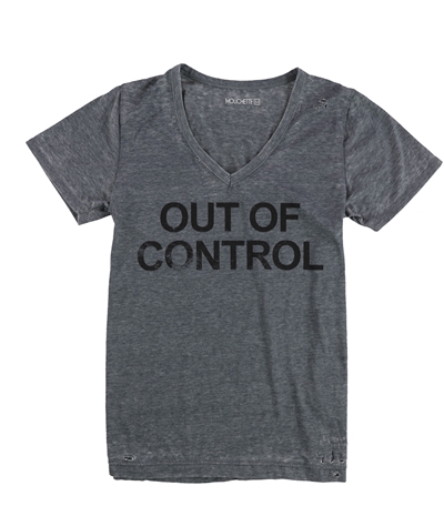 Mouchette Womens Out Of Control Graphic T-Shirt