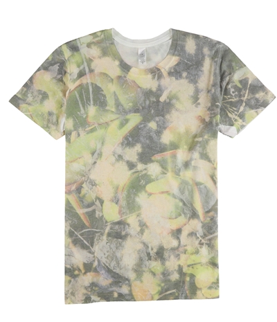 Next Level Mens Plant Image Print Graphic T-Shirt