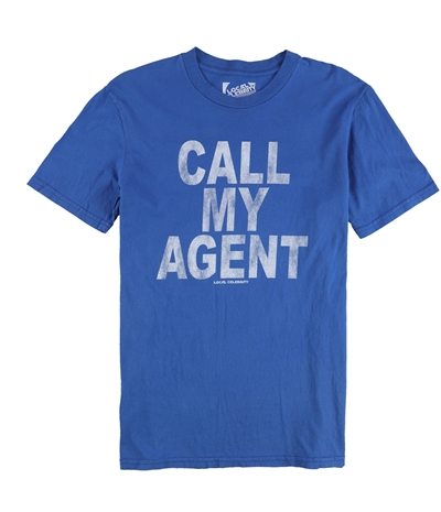 Local Celebrity Mens Call My Agent Graphic T-Shirt