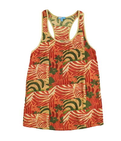 Bdg Womens Multi Tone Racerback Tank Top