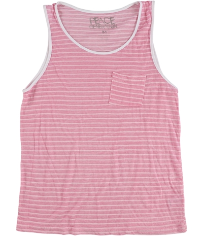 Peace Generation Womens Striped Pocket Tank Top