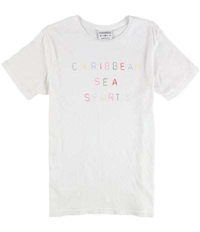 Rxmance Womens Caribbean Sea Sports Graphic T-Shirt