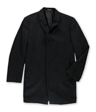 Kenneth Cole Mens Heathered Pea Coat