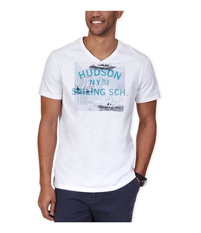 Nautica Mens Sailing School Graphic T-Shirt