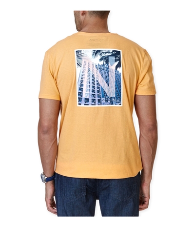 Nautica Mens Sublimated Back Graphic T-Shirt