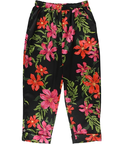 Guess Womens Floral Casual Cropped Pants