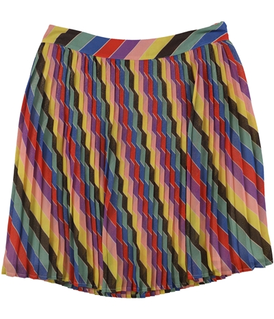 Guess Womens Colorful Pleated Skirt, TW1