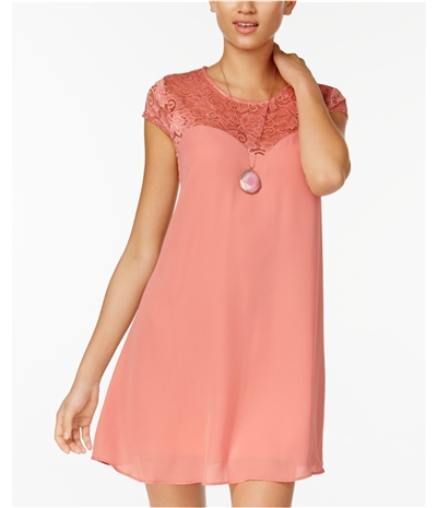 Bee Darlin Womens Lace Shift Dress