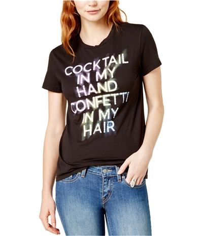 Dream Scene Womens Cocktail Graphic T-Shirt