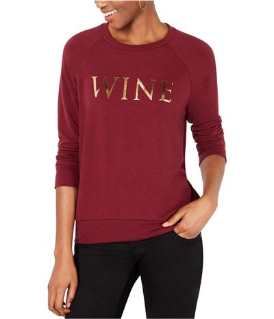 Carbon Copy Womens Wine Sweatshirt