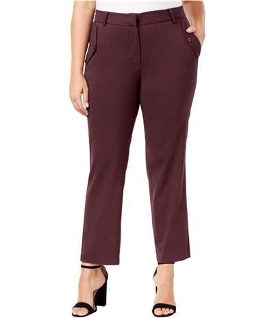 Ny Collection Womens Pocket Detail Dress Pants