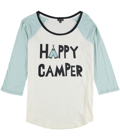 Cozy Zoe Womens Happy Camper Pajama Sleep T-Shirt