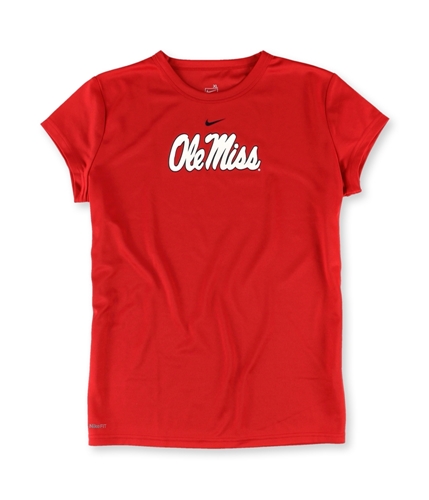 Nike Womens Ole Miss NikeFit Dry Graphic T-Shirt red XL