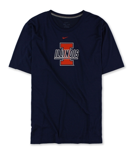 Nike Mens Illinois Collegiate Graphic T-Shirt navy 2XL