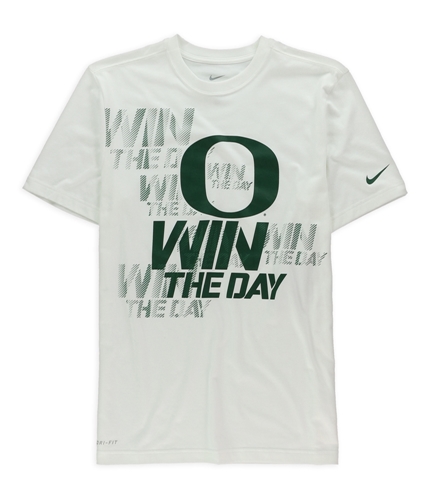 Nike Mens Win The Day Dri-Fit Graphic T-Shirt white M